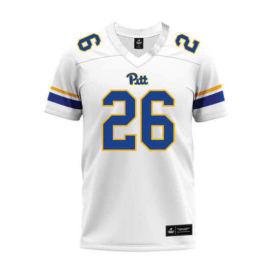 Pittsburgh - NCAA Football : Allen Bryant - White Premium Football Jersey-0