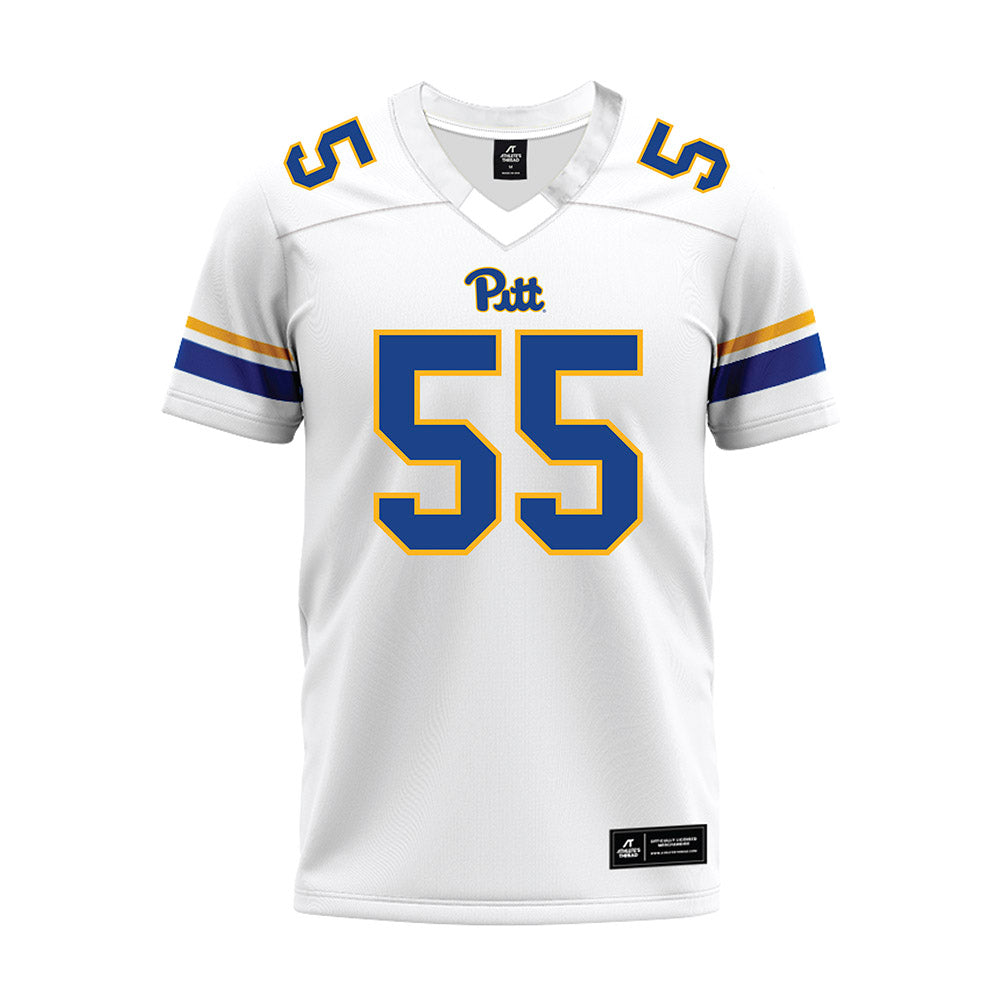 Pittsburgh - NCAA Football : Sean FitzSimmons - White Premium Football Jersey-0