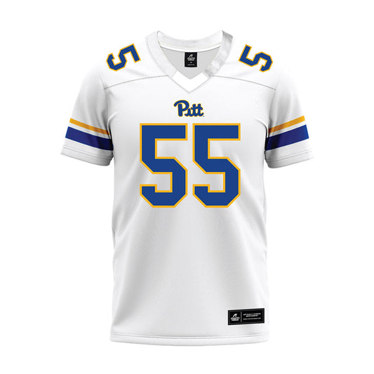Pittsburgh - NCAA Football : Sean FitzSimmons - White Premium Football Jersey-0