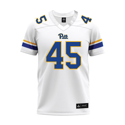 Pittsburgh - NCAA Football : Jeremiah Warren - White Premium Football Jersey-0