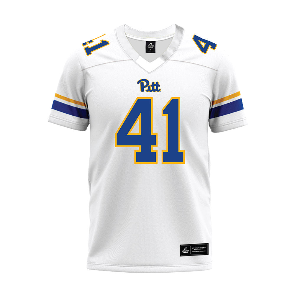 Pittsburgh - NCAA Football : Isaac Patterson - White Premium Football Jersey-0