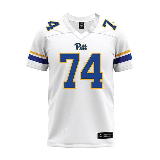 Pittsburgh - NCAA Football : Ernesto Olivieri - White Premium Football Jersey-0