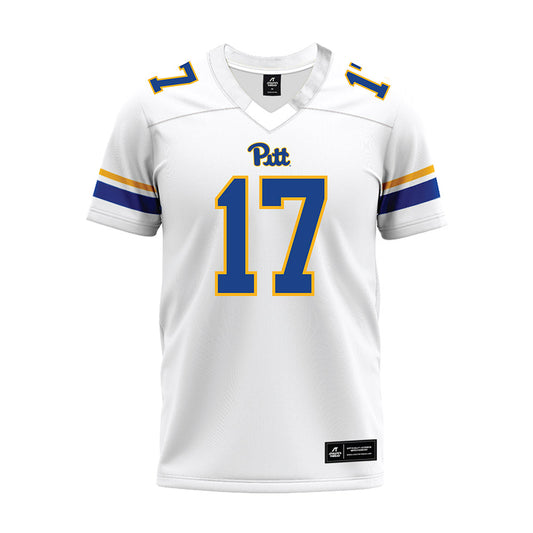 Pittsburgh - NCAA Football : Tony Kinsler - White Premium Football Jersey-0