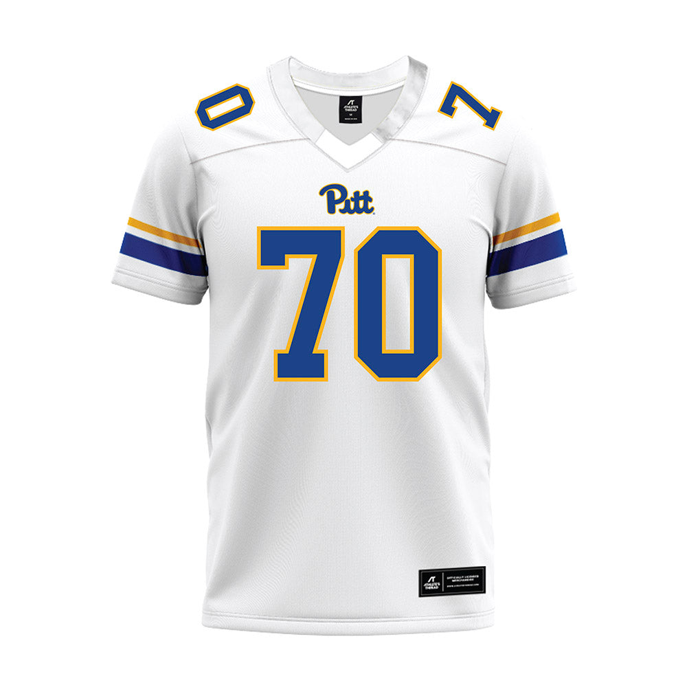Pittsburgh - NCAA Football : Ryan Baer - White Premium Football Jersey-0