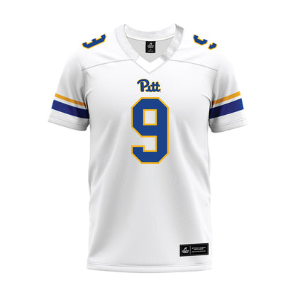 Pittsburgh - NCAA Football : Brandon Hill - White Premium Football Jersey-0