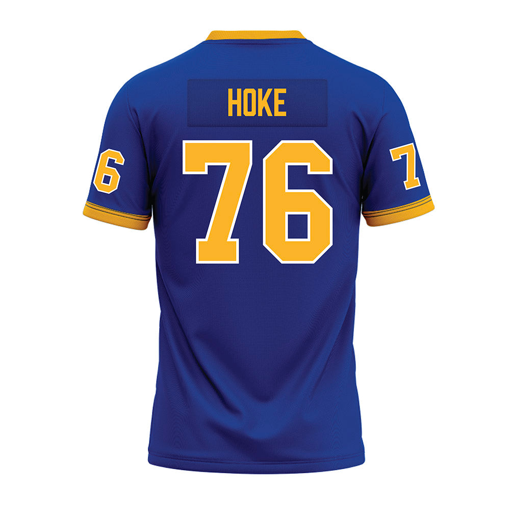 Pittsburgh - NCAA Football : Lincoln Hoke - Blue Premium Football Jersey-1