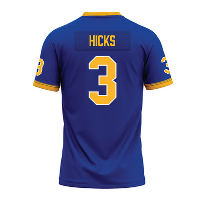 Pittsburgh - NCAA Football : Blue Hicks - Blue Premium Football Jersey-1