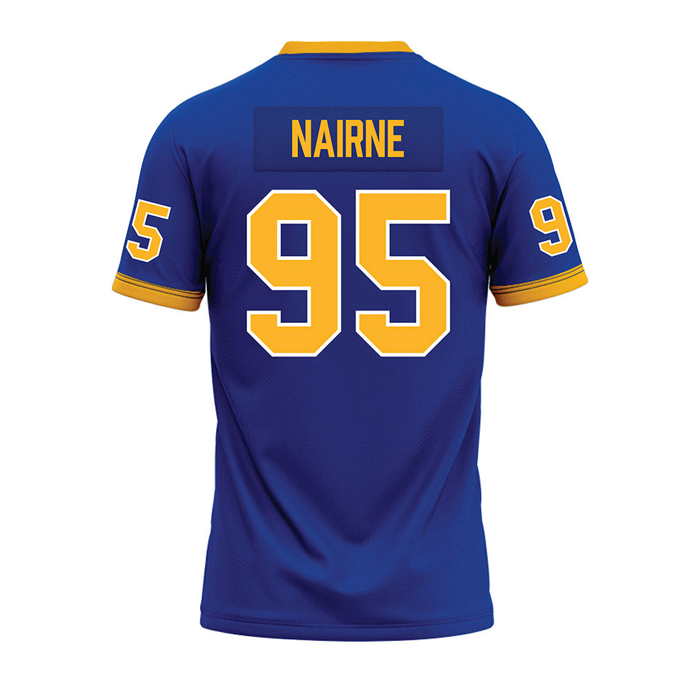 Pittsburgh - NCAA Football : Eliyt Nairne - Blue Premium Football Jersey-1