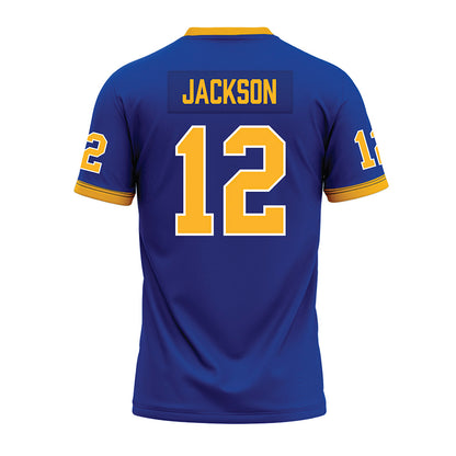 Pittsburgh - NCAA Football : Beau Jackson - Blue Premium Football Jersey-1