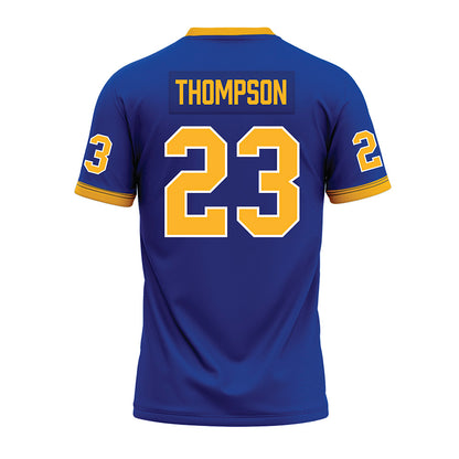 Pittsburgh - NCAA Football : Kanye Thompson - Blue Premium Football Jersey-1