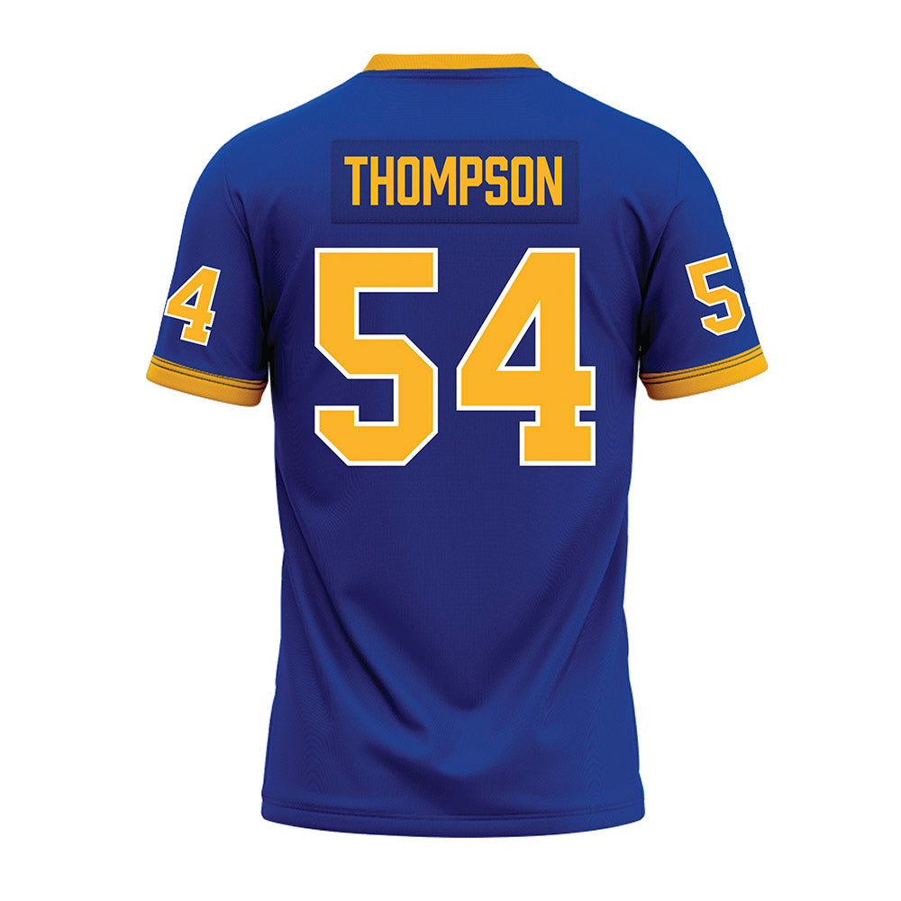 Pittsburgh - NCAA Football : Justin Thompson - Blue Premium Football Jersey-1