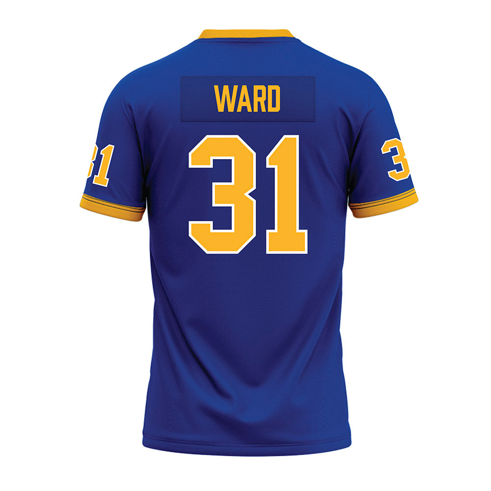 Pittsburgh - NCAA Football : DeMarco Ward - Blue Premium Football Jersey-1