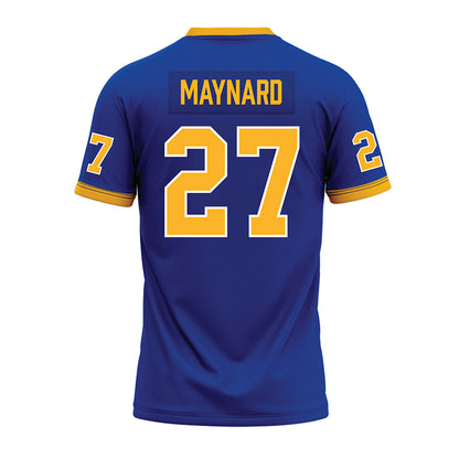 Pittsburgh - NCAA Football : Nigel Maynard - Blue Premium Football Jersey-1