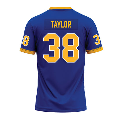 Pittsburgh - NCAA Football : Emmanuel Taylor - Blue Premium Football Jersey-1