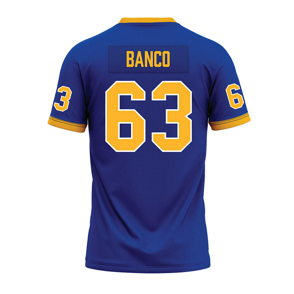 Pittsburgh - NCAA Football : Ty Banco - Blue Premium Football Jersey-1