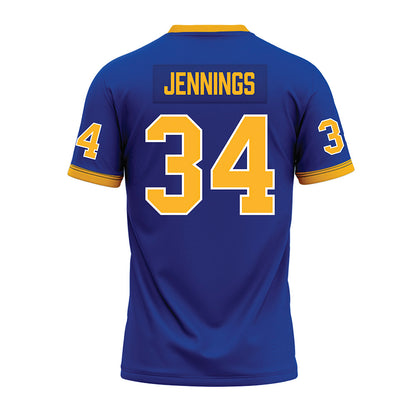 Pittsburgh - NCAA Football : Marcus Jennings - Blue Premium Football Jersey-1