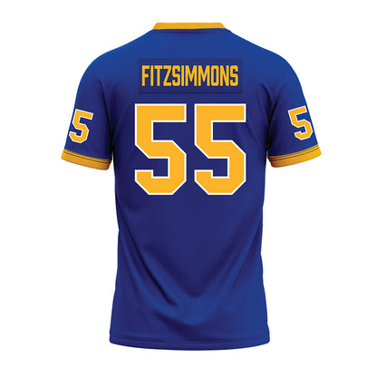 Pittsburgh - NCAA Football : Sean FitzSimmons - Blue Premium Football Jersey-1