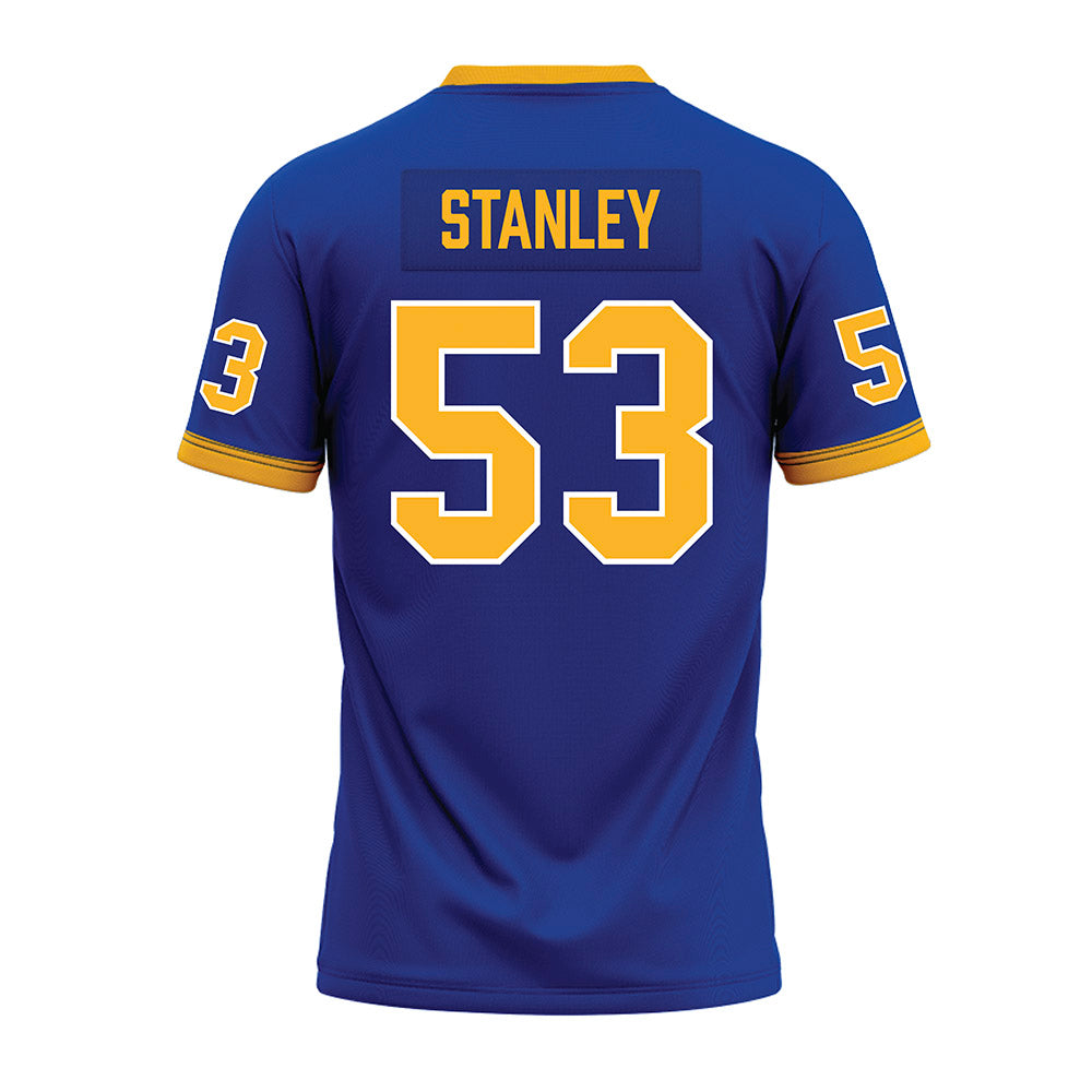 Pittsburgh - NCAA Football : Kendall Stanley - Blue Premium Football Jersey-1