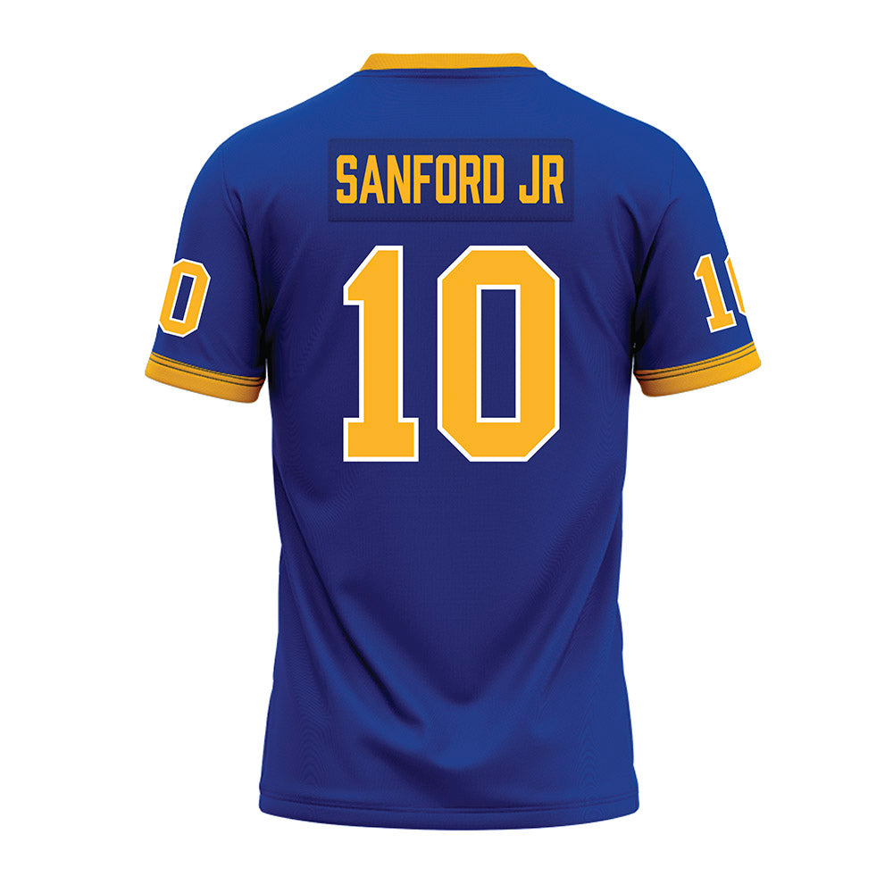 Pittsburgh - NCAA Football : Alex Sanford JR - Blue Premium Football Jersey-1