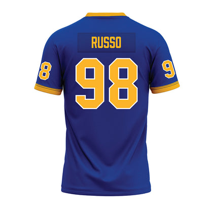Pittsburgh - NCAA Football : Gabe Russo - Blue Premium Football Jersey-1