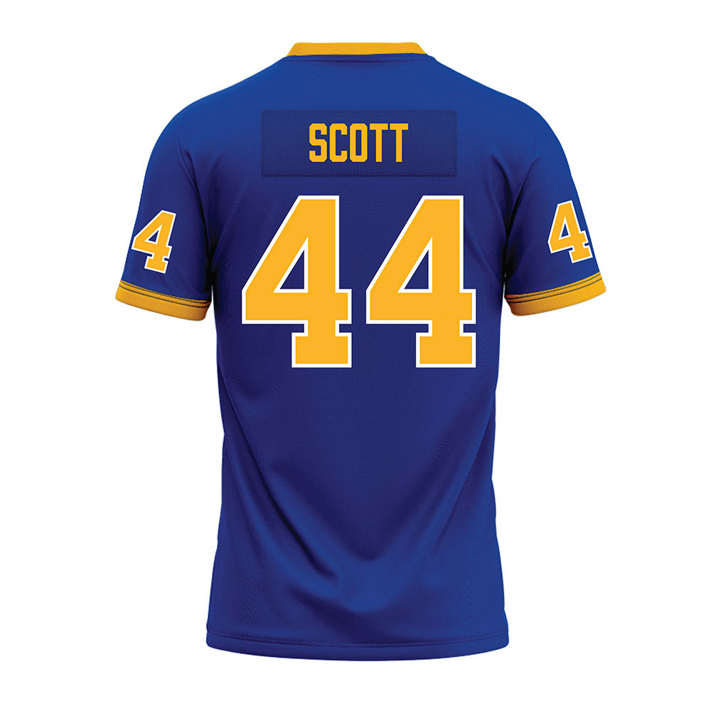 Pittsburgh - NCAA Football : Jimmy Scott - Blue Premium Football Jersey-1