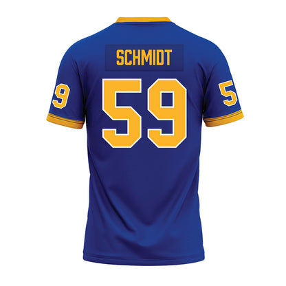 Pittsburgh - NCAA Football : Justin Schmidt - Blue Premium Football Jersey-1