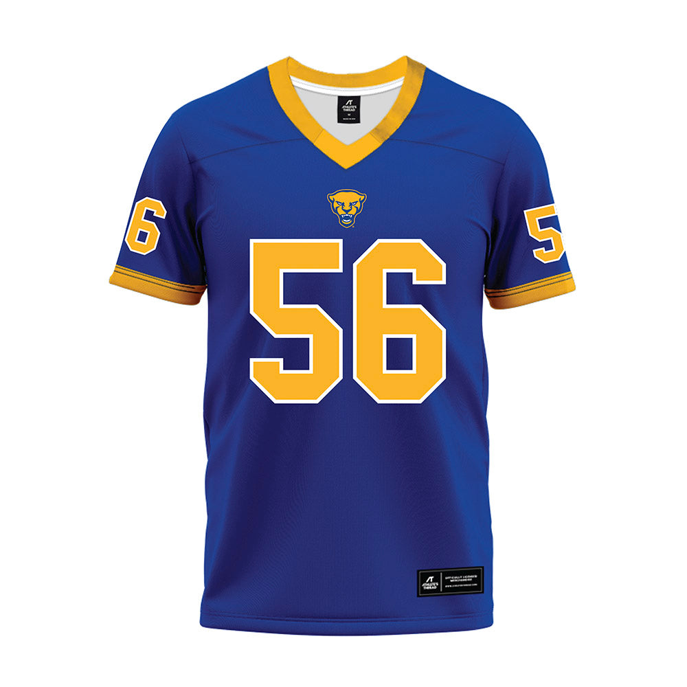 Pittsburgh - NCAA Football : Jaeden Moore - Blue Premium Football Jersey-0