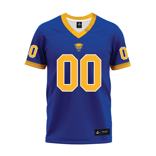 Pittsburgh - NCAA Football : Davin Friedman - Blue Premium Football Jersey-0