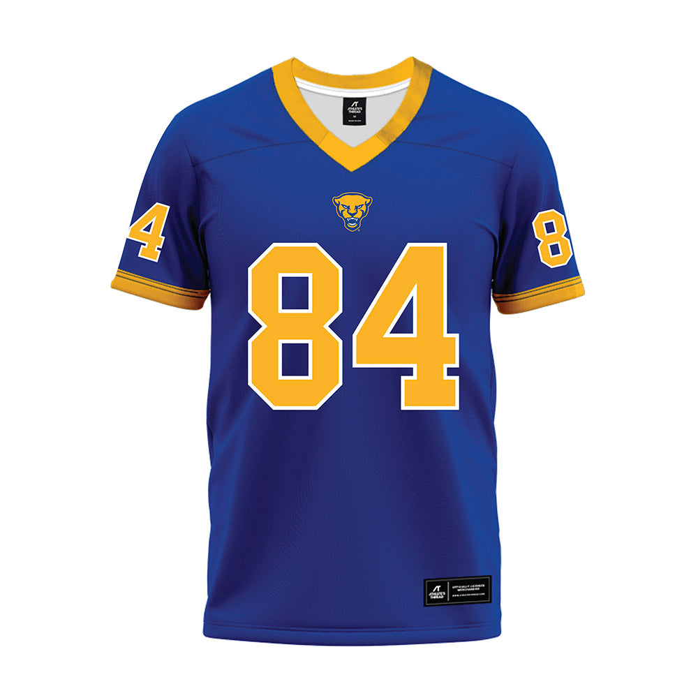 Pittsburgh - NCAA Football : Cam Sapp - Blue Premium Football Jersey-0