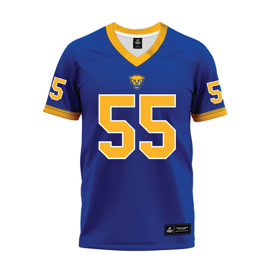 Pittsburgh - NCAA Football : Sean FitzSimmons - Blue Premium Football Jersey-0