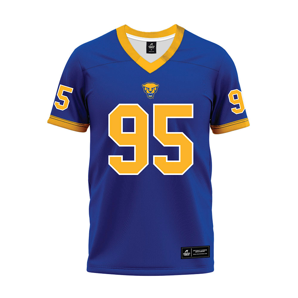 Pittsburgh - NCAA Football : Eliyt Nairne - Blue Premium Football Jersey-0