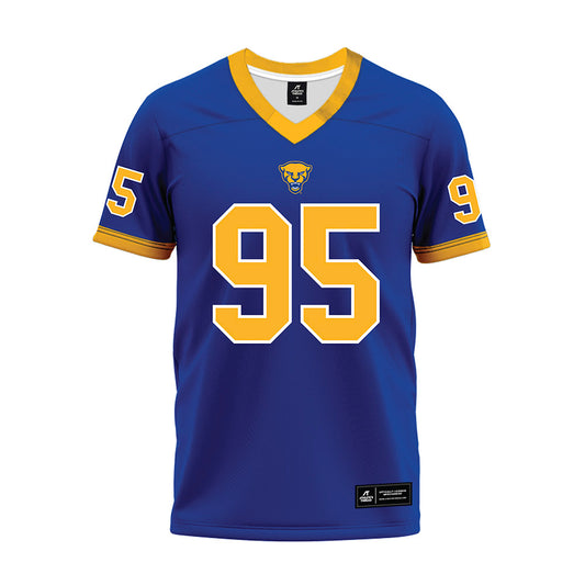 Pittsburgh - NCAA Football : Eliyt Nairne - Blue Premium Football Jersey-0