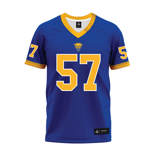 Pittsburgh - NCAA Football : Cam Rosinsky - Blue Premium Football Jersey-0