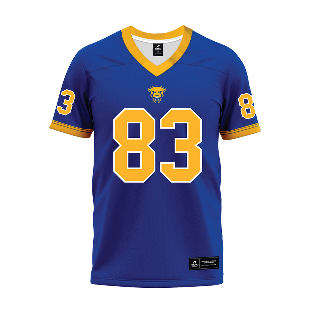 Pittsburgh - NCAA Football : Dylan Wester - Blue Premium Football Jersey-0