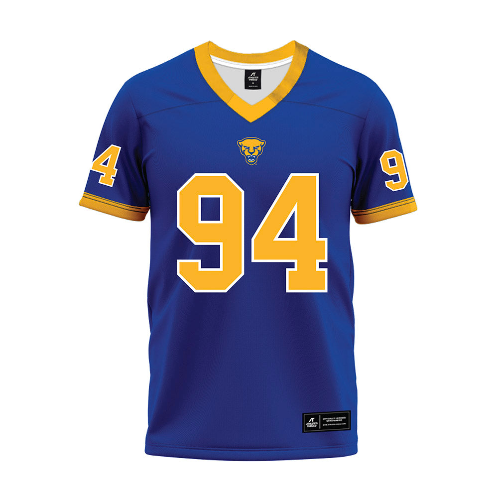 Pittsburgh - NCAA Football : Carter Genchi - Blue Premium Football Jersey-0