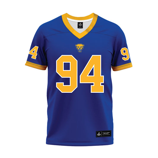 Pittsburgh - NCAA Football : Carter Genchi - Blue Premium Football Jersey-0