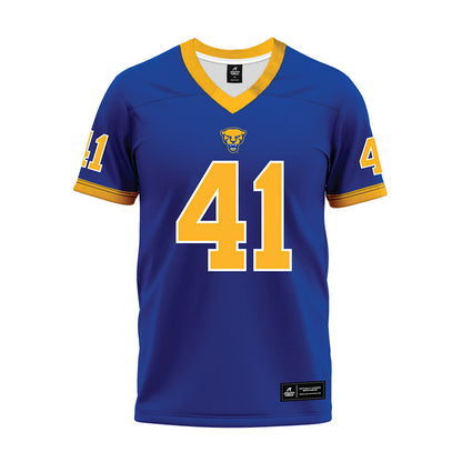 Pittsburgh - NCAA Football : Jake Sassic - Blue Premium Football Jersey-0