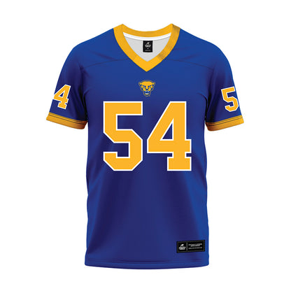 Pittsburgh - NCAA Football : Justin Thompson - Blue Premium Football Jersey-0