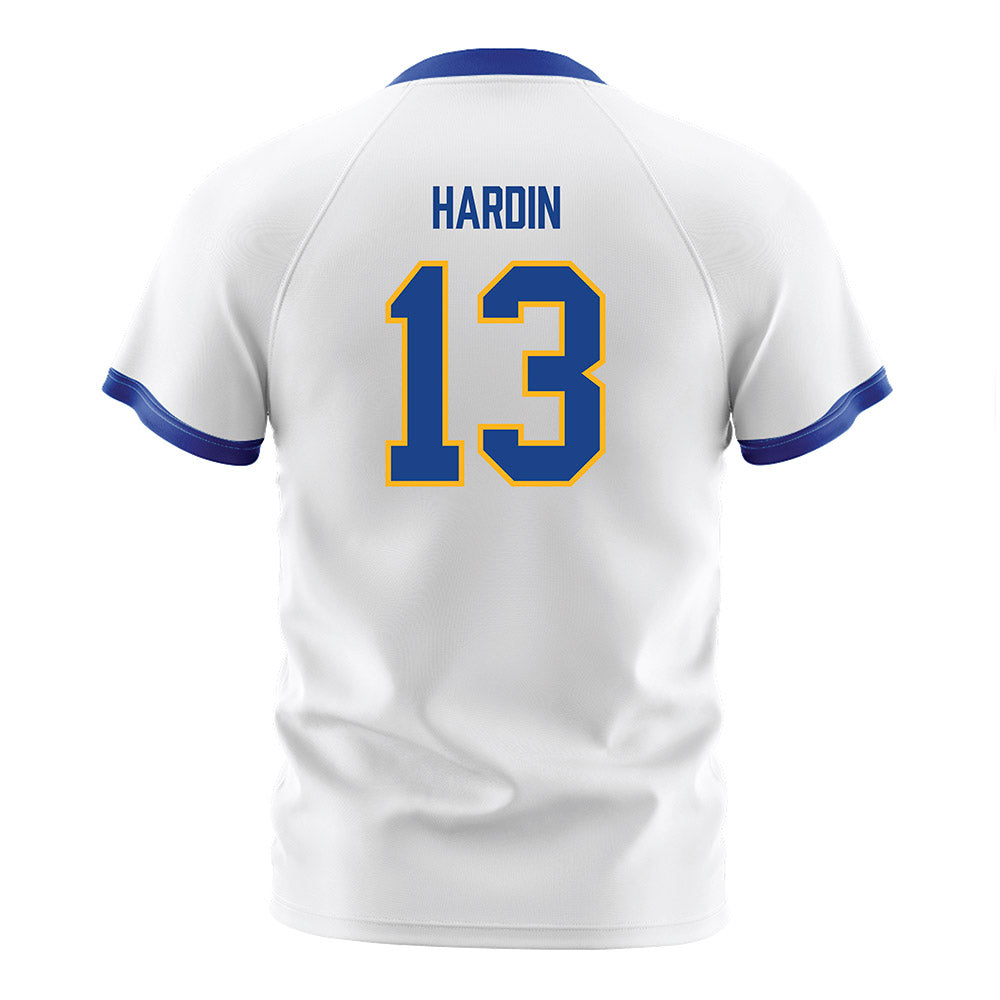Pittsburgh - NCAA Men's Soccer : Joshua Hardin - White Soccer Jersey-1
