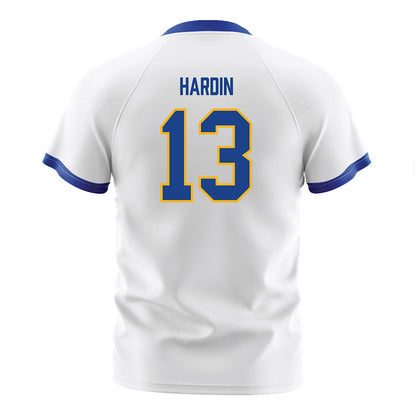 Pittsburgh - NCAA Men's Soccer : Joshua Hardin - White Soccer Jersey-1
