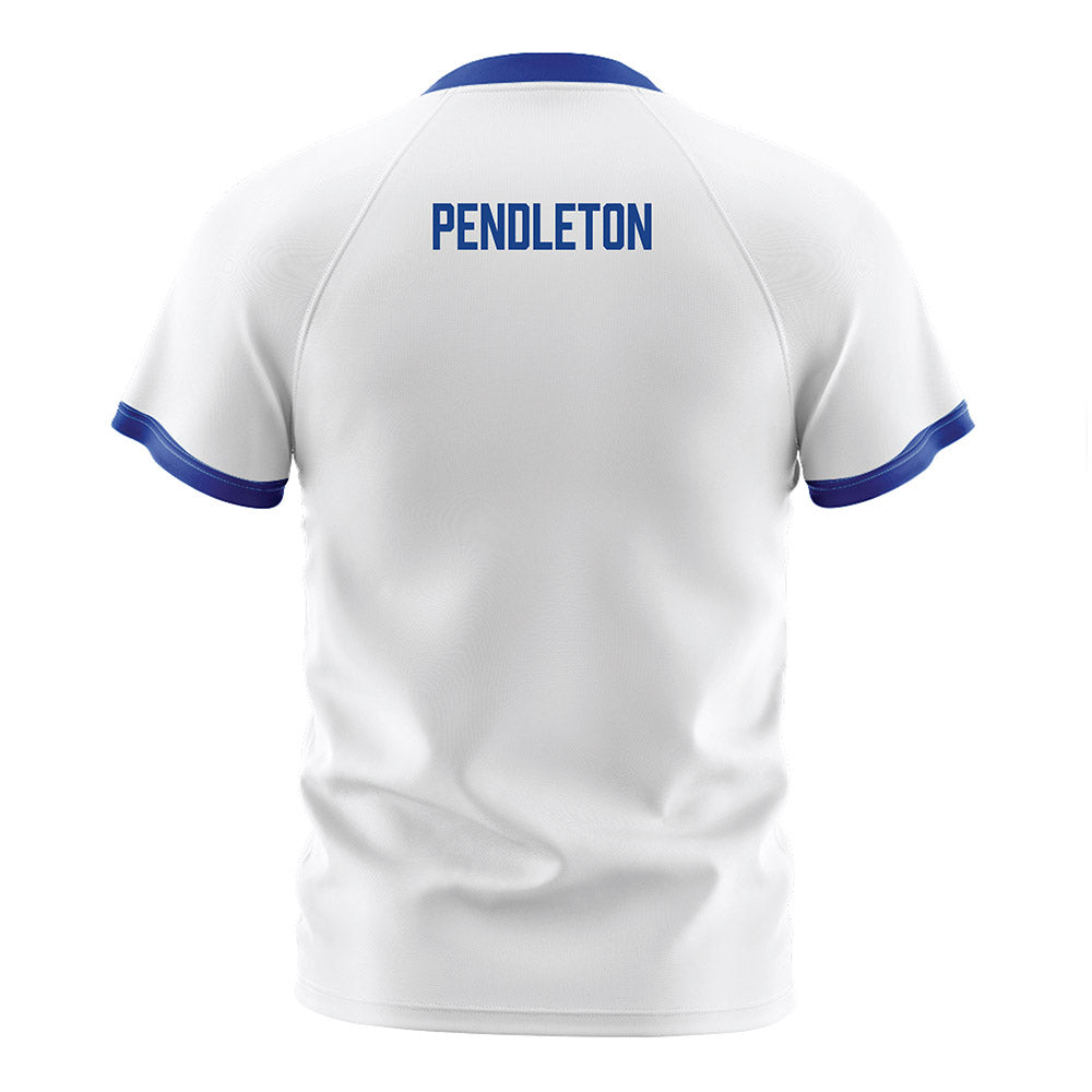 Pittsburgh - NCAA Men's Soccer : Ethan Pendleton - White Soccer Jersey-1