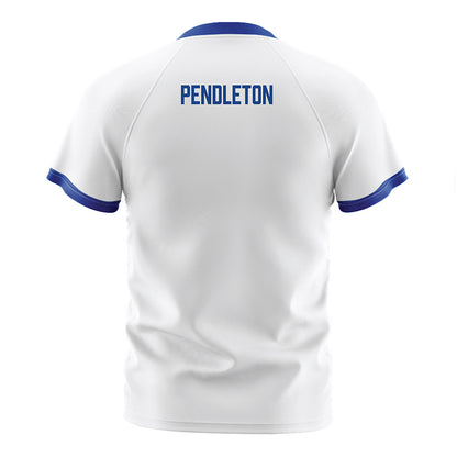 Pittsburgh - NCAA Men's Soccer : Ethan Pendleton - White Soccer Jersey-1