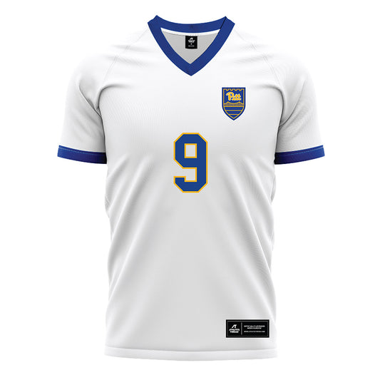 Pittsburgh - NCAA Men's Soccer : Albert Thorsen - White Soccer Jersey-0