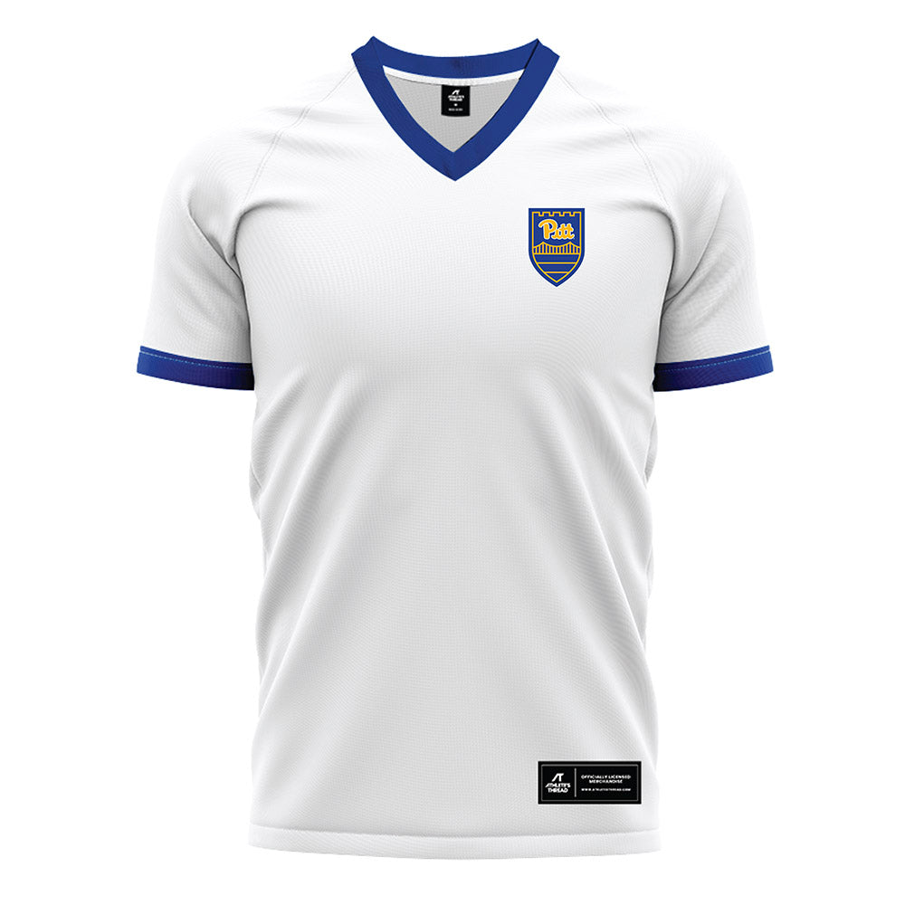 Pittsburgh - NCAA Men's Soccer : Ethan Pendleton - White Soccer Jersey-0