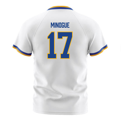 Pittsburgh - NCAA Women's Soccer : Hannah Minogue - White Soccer Jersey-1