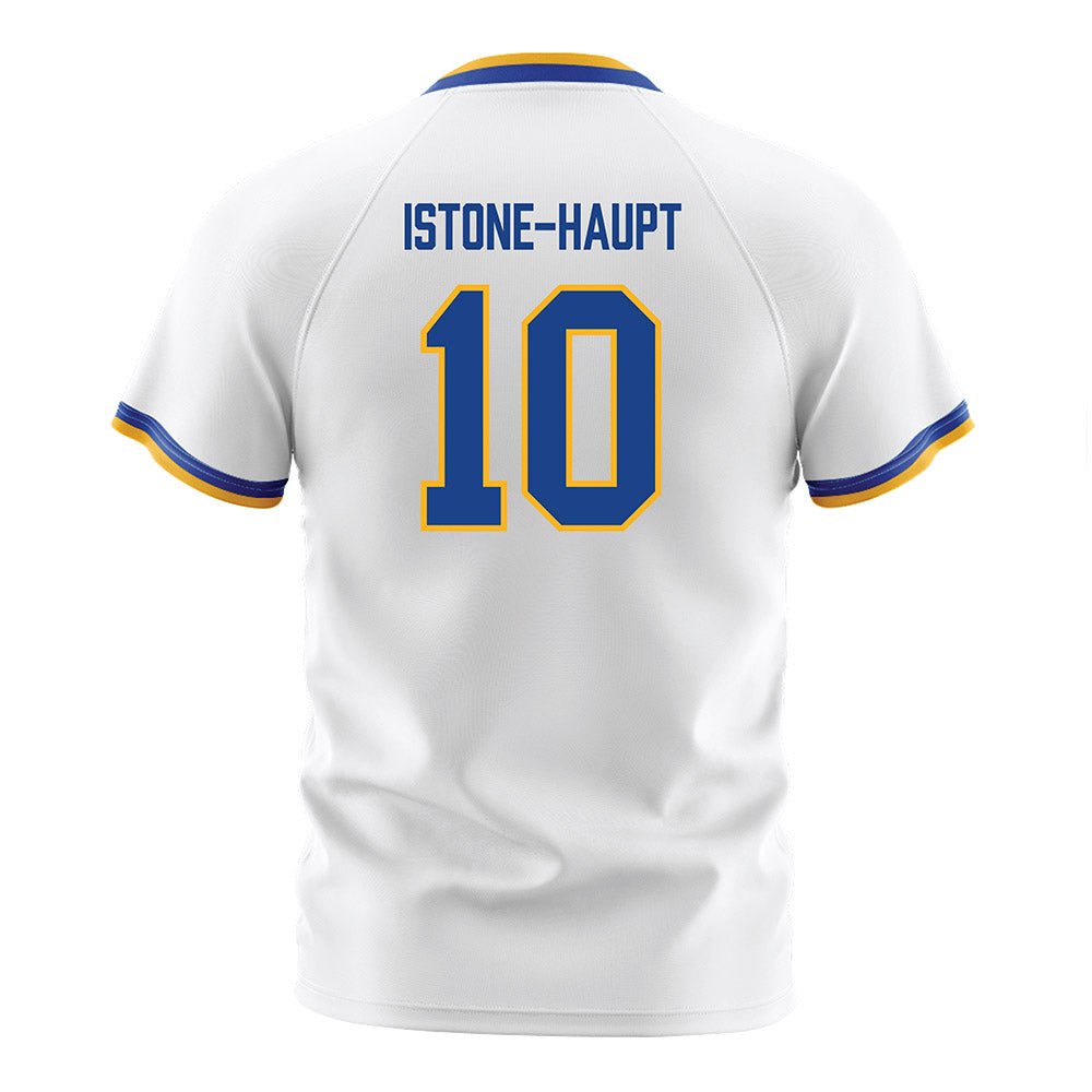 Pittsburgh - NCAA Women's Soccer : Weslee Istone-Haupt - White Soccer Jersey-1