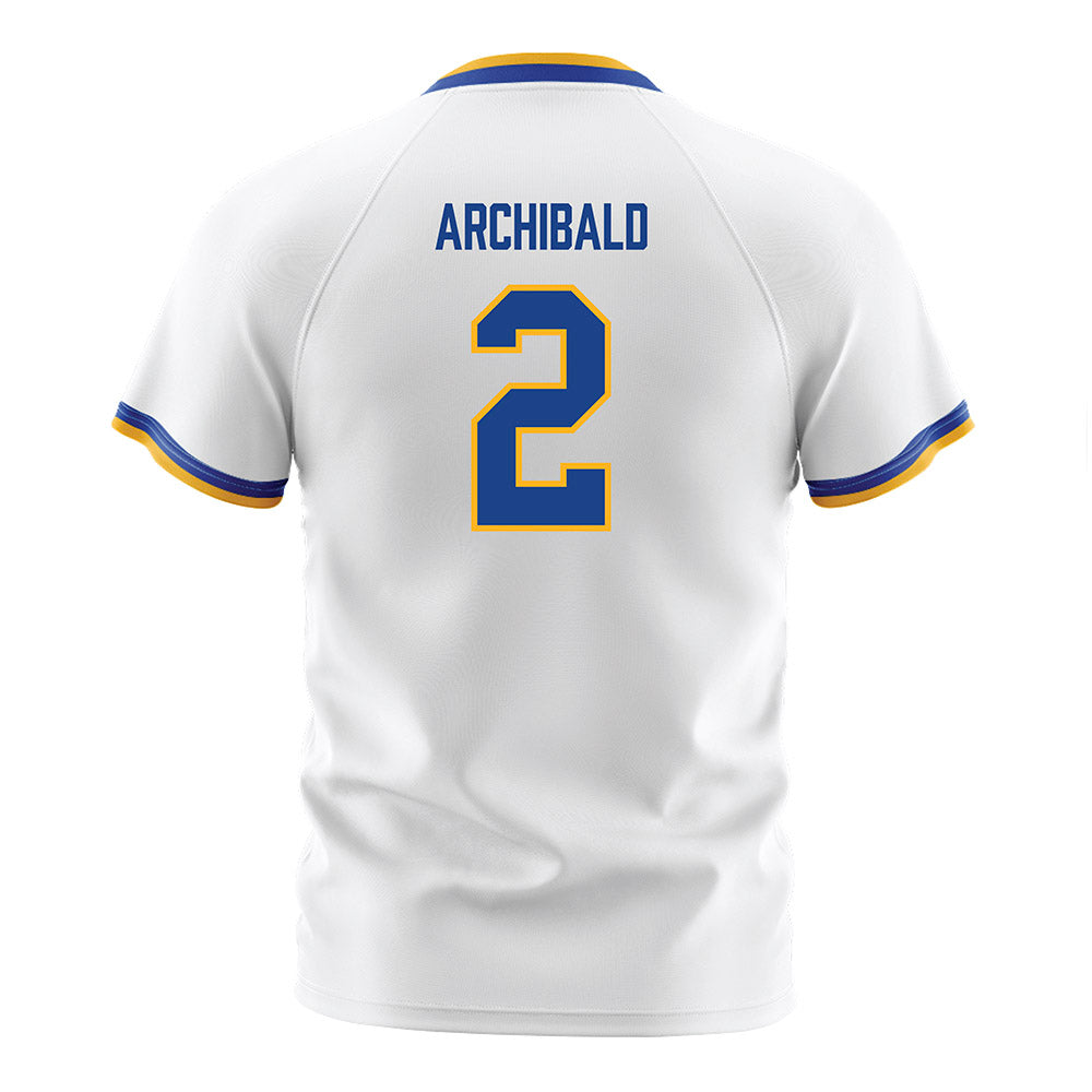 Pittsburgh - NCAA Women's Soccer : Mya Archibald - White Soccer Jersey-1