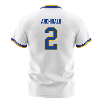 Pittsburgh - NCAA Women's Soccer : Mya Archibald - White Soccer Jersey-1