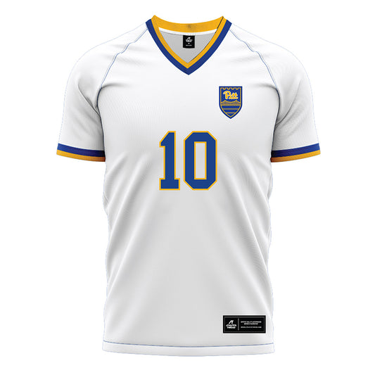 Pittsburgh - NCAA Women's Soccer : Weslee Istone-Haupt - White Soccer Jersey-0