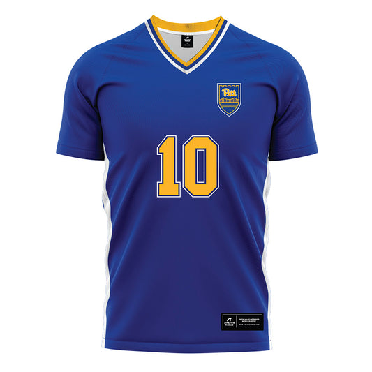 Pittsburgh - NCAA Women's Soccer : Weslee Istone-Haupt - Blue Soccer Jersey-0